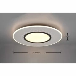 Trio Leuchten Verus Deckenleuchte LED Nickel-Matt, 1-flammig, Fernbedienung -LED Leuchten Verkäufe trio leuchten verus deckenleuchte 626919307 11