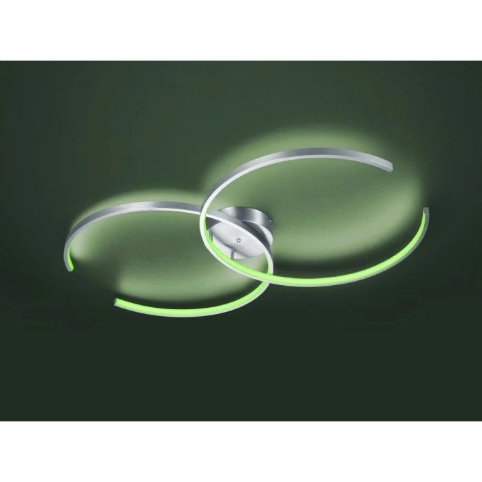 Trio Leuchten WIZ CITIZEN Deckenleuchte LED Nickel-Matt, 2-flammig, Fernbedienung, Farbwechsler 6 Trio Leuchten WIZ CITIZEN Deckenleuchte LED Nickel-Matt, 2-flammig, Fernbedienung, Farbwechsler – Bild 6