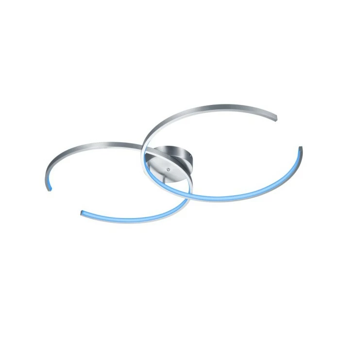 Trio Leuchten WIZ CITIZEN Deckenleuchte LED Nickel-Matt, 2-flammig, Fernbedienung, Farbwechsler 7 Trio Leuchten WIZ CITIZEN Deckenleuchte LED Nickel-Matt, 2-flammig, Fernbedienung, Farbwechsler – Bild 7