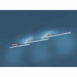 Trio Leuchten WiZ MELBY Deckenleuchte LED Nickel-Matt, 1-flammig, Fernbedienung, Farbwechsler -LED Leuchten Verkäufe trio leuchten wiz melby deckenleuchte 651210507 2