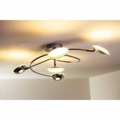Trio Leuchten Trio PILATUS Deckenleuchte LED Chrom, 5-flammig -LED Leuchten Verkäufe trio pilatus deckenleuchte 675910506 14