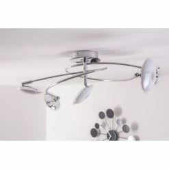 Trio Leuchten Trio PILATUS Deckenleuchte LED Chrom, 5-flammig -LED Leuchten Verkäufe trio pilatus deckenleuchte 675910506 15