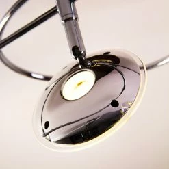 Trio Leuchten Trio PILATUS Deckenleuchte LED Chrom, 5-flammig -LED Leuchten Verkäufe trio pilatus deckenleuchte 675910506 5