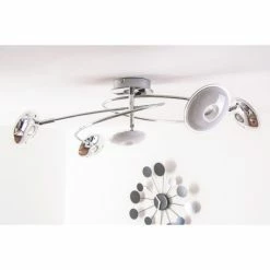 Trio Leuchten Trio PILATUS Deckenleuchte LED Chrom, 5-flammig -LED Leuchten Verkäufe trio pilatus deckenleuchte 675910506 7