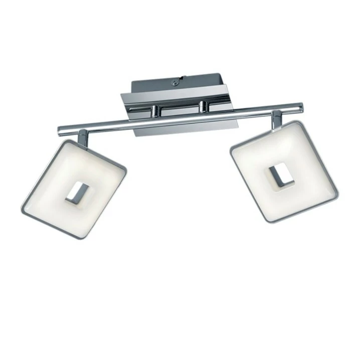 Trio Leuchten Trio Pontius Deckenspot LED Chrom, 2-flammig 1 Trio Leuchten Trio Pontius Deckenspot LED Chrom, 2-flammig