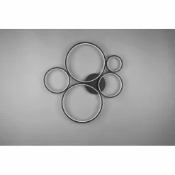 Trio Leuchten Trio Rondo Deckenleuchte LED Schwarz, 1-flammig -LED Leuchten Verkäufe trio rondo deckenleuchte 622610532 4