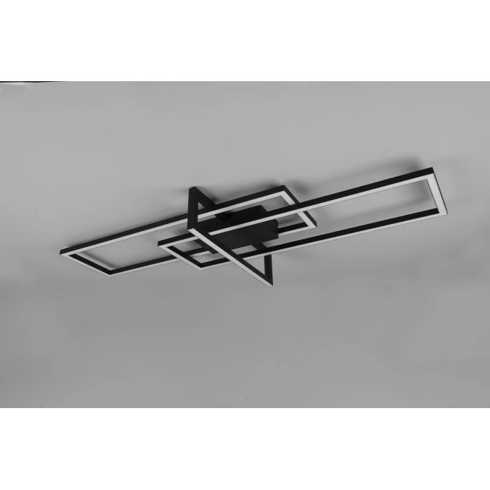 Trio Leuchten Trio Salinas Deckenleuchte LED Schwarz, 1-flammig 2 Trio Leuchten Trio Salinas Deckenleuchte LED Schwarz, 1-flammig – Bild 2