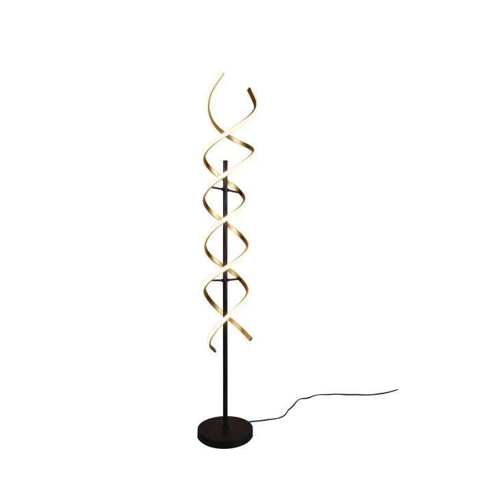 Trio Leuchten Trio Sequence Stehleuchte LED Messing, Schwarz, 1-flammig 3 Trio Leuchten Trio Sequence Stehleuchte LED Messing, Schwarz, 1-flammig – Bild 3