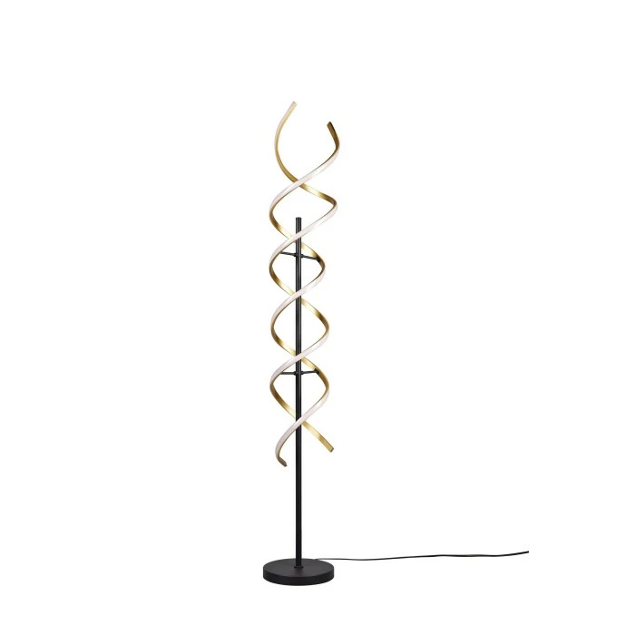 Trio Leuchten Trio Sequence Stehleuchte LED Messing, Schwarz, 1-flammig 5 Trio Leuchten Trio Sequence Stehleuchte LED Messing, Schwarz, 1-flammig – Bild 5