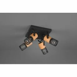 Trio Leuchten Trio Tosh Strahler LED Schwarz, 4-flammig -LED Leuchten Verkäufe trio tosh strahler 804300432 1