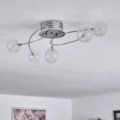 Hofstein Tucurú Deckenleuchte LED Chrom, 5-flammig 16 Hofstein Tucurú Deckenleuchte LED Chrom, 5-flammig -LED Leuchten Verkäufe tucuru deckenleuchte h3398029 4