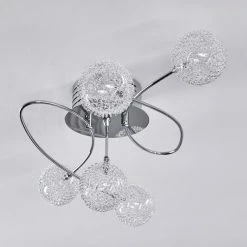 Hofstein Tucurú Deckenleuchte LED Chrom, 5-flammig 18 Hofstein Tucurú Deckenleuchte LED Chrom, 5-flammig -LED Leuchten Verkäufe tucuru deckenleuchte h3398029 6