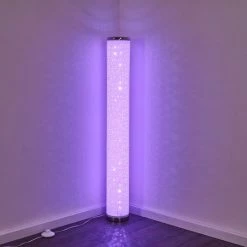 Hofstein Tumba Stehleuchte LED Weiß, 1-flammig, Fernbedienung, Farbwechsler -LED Leuchten Verkäufe tumba stehleuchte h3307328 11