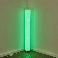Hofstein Tumba Stehleuchte LED Weiß, 1-flammig, Fernbedienung, Farbwechsler -LED Leuchten Verkäufe tumba stehleuchte h3307328 12