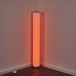 Hofstein Tumba Stehleuchte LED Weiß, 1-flammig, Fernbedienung, Farbwechsler -LED Leuchten Verkäufe tumba stehleuchte h3307328 19