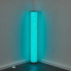 Hofstein Tumba Stehleuchte LED Weiß, 1-flammig, Fernbedienung, Farbwechsler -LED Leuchten Verkäufe tumba stehleuchte h3307328 24