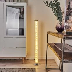 Hofstein Tumurora Stehleuchte LED Chrom, 1-flammig, Fernbedienung -LED Leuchten Verkäufe tumurora stehleuchte h3392980 10