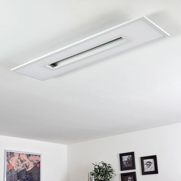 Hofstein Turbala LED Panel Weiß, 1-flammig, Fernbedienung, Farbwechsler 11 Hofstein Turbala LED Panel Weiß, 1-flammig, Fernbedienung, Farbwechsler – Bild 11