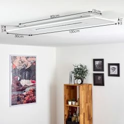 Hofstein Turbala LED Panel Weiß, 1-flammig, Fernbedienung, Farbwechsler 14 Hofstein Turbala LED Panel Weiß, 1-flammig, Fernbedienung, Farbwechsler -LED Leuchten Verkäufe turbala led panel h3383933 3