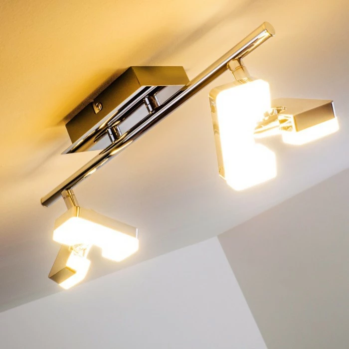 Hofstein Turin Deckenspot LED Chrom, 2-flammig 11 Hofstein Turin Deckenspot LED Chrom, 2-flammig – Bild 11