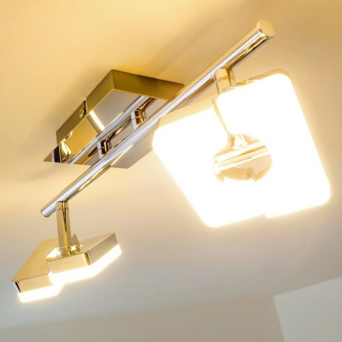 Hofstein Turin Deckenspot LED Chrom, 2-flammig 17 Hofstein Turin Deckenspot LED Chrom, 2-flammig – Bild 17