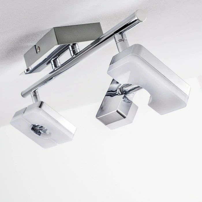 Hofstein Turin Deckenspot LED Chrom, 2-flammig 23 Hofstein Turin Deckenspot LED Chrom, 2-flammig – Bild 23