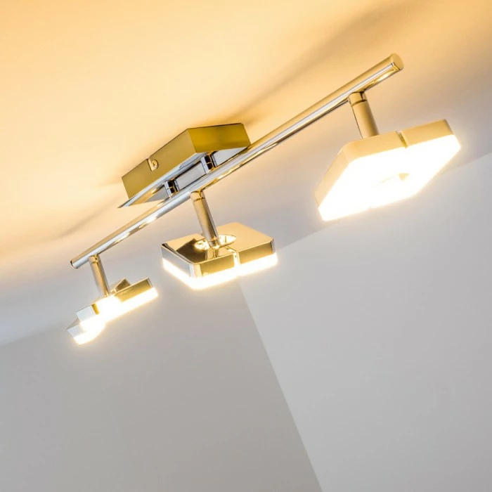 Hofstein Turin Deckenspot LED Chrom, 3-flammig 27 Hofstein Turin Deckenspot LED Chrom, 3-flammig – Bild 27