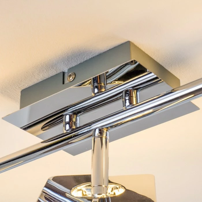 Hofstein Turin Deckenspot LED Chrom, 3-flammig 8 Hofstein Turin Deckenspot LED Chrom, 3-flammig – Bild 8