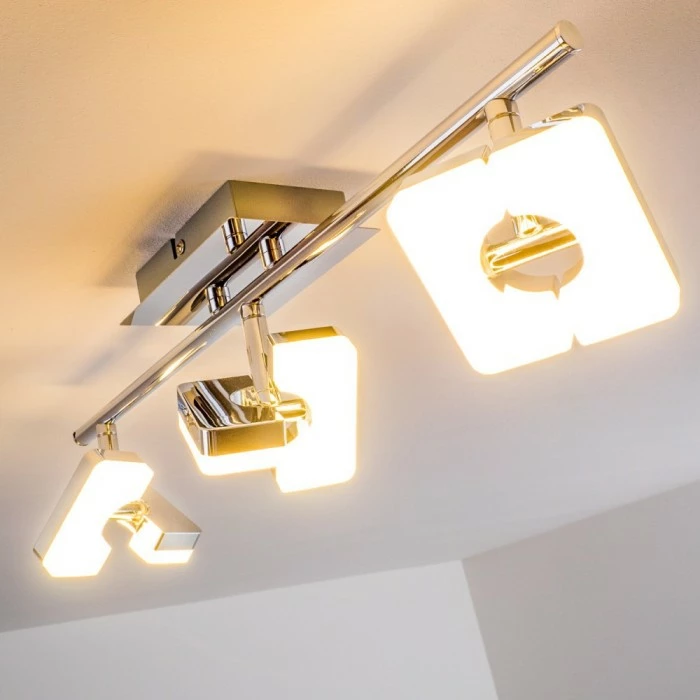 Hofstein Turin Deckenspot LED Chrom, 3-flammig 10 Hofstein Turin Deckenspot LED Chrom, 3-flammig – Bild 10