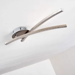 Hofstein Tusula Deckenleuchte LED Nickel-Matt, 2-flammig -LED Leuchten Verkäufe tusula deckenleuchte h3274347 19