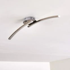 Hofstein Tusula Deckenleuchte LED Nickel-Matt, 2-flammig -LED Leuchten Verkäufe tusula deckenleuchte h3274347 24