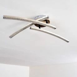 Hofstein Tusula Deckenleuchte LED Edelstahl, 3-flammig 47 Hofstein Tusula Deckenleuchte LED Edelstahl, 3-flammig -LED Leuchten Verkäufe tusula deckenleuchte h3274361 23