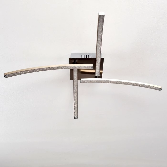 Hofstein Tusula Deckenleuchte LED Nickel-Matt, 4-flammig 12 Hofstein Tusula Deckenleuchte LED Nickel-Matt, 4-flammig – Bild 12