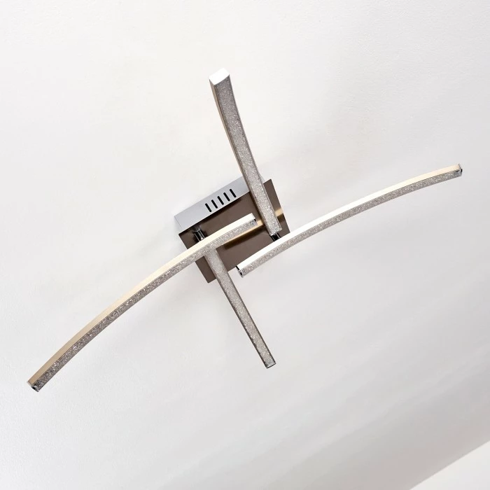 Hofstein Tusula Deckenleuchte LED Nickel-Matt, 4-flammig 15 Hofstein Tusula Deckenleuchte LED Nickel-Matt, 4-flammig – Bild 15