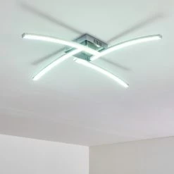 Hofstein Tusula Deckenleuchte LED Nickel-Matt, 4-flammig 42 Hofstein Tusula Deckenleuchte LED Nickel-Matt, 4-flammig -LED Leuchten Verkäufe tusula deckenleuchte h3274385 20