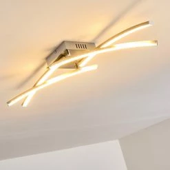 Hofstein Tusula Deckenleuchte LED Nickel-Matt, 4-flammig 26 Hofstein Tusula Deckenleuchte LED Nickel-Matt, 4-flammig -LED Leuchten Verkäufe tusula deckenleuchte h3274385 4