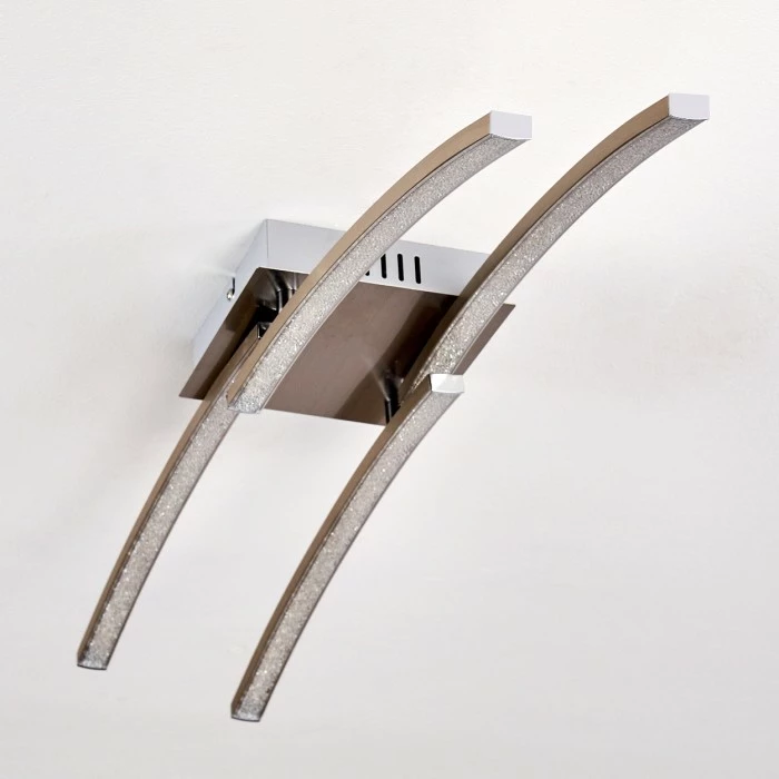 Hofstein Tusula Deckenleuchte LED Nickel-Matt, 4-flammig 7 Hofstein Tusula Deckenleuchte LED Nickel-Matt, 4-flammig – Bild 7