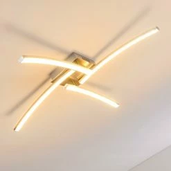 Hofstein Tusula Deckenleuchte LED Nickel-Matt, 4-flammig 29 Hofstein Tusula Deckenleuchte LED Nickel-Matt, 4-flammig -LED Leuchten Verkäufe tusula deckenleuchte h3274385 7