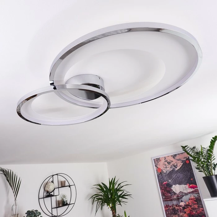 Hofstein Tuzik Deckenleuchte LED Chrom, 1-flammig 12 Hofstein Tuzik Deckenleuchte LED Chrom, 1-flammig – Bild 12