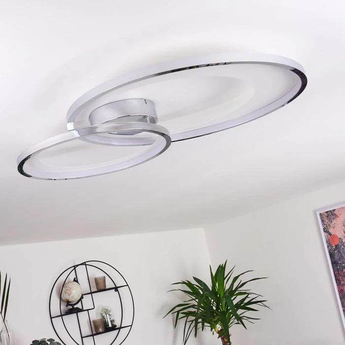 Hofstein Tuzik Deckenleuchte LED Chrom, 1-flammig 10 Hofstein Tuzik Deckenleuchte LED Chrom, 1-flammig – Bild 10