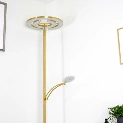 Hofstein Umag Deckenfluter LED Messing, 2-flammig -LED Leuchten Verkäufe umag deckenfluter h3335307 4