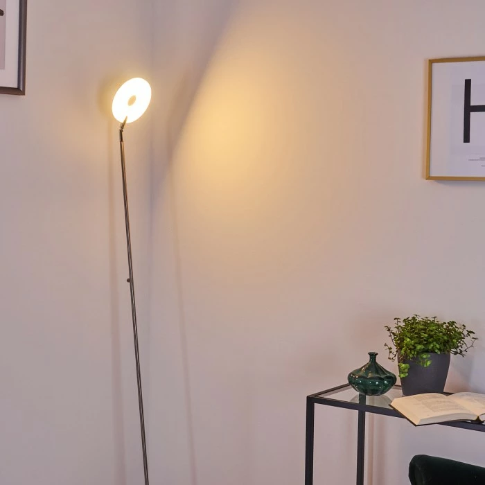 Hofstein Umag Stehleuchte LED Edelstahl, 1-flammig 23 Hofstein Umag Stehleuchte LED Edelstahl, 1-flammig – Bild 23