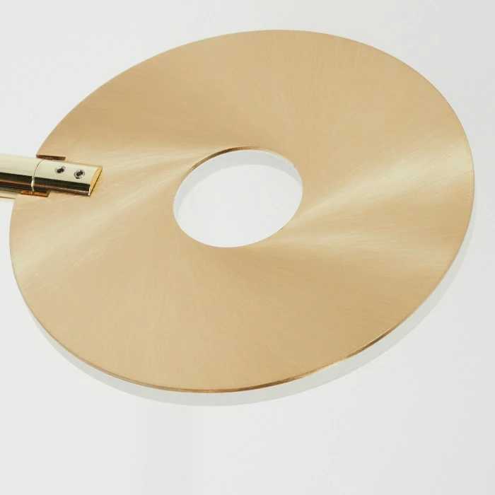 Hofstein Umag Stehleuchte LED Messing, 1-flammig 3 Hofstein Umag Stehleuchte LED Messing, 1-flammig – Bild 3