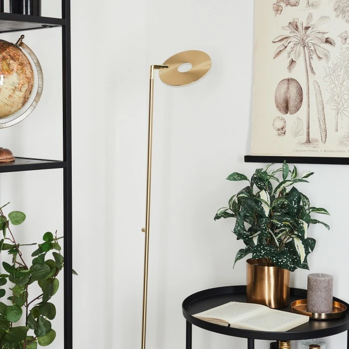 Hofstein Umag Stehleuchte LED Messing, 1-flammig 10 Hofstein Umag Stehleuchte LED Messing, 1-flammig – Bild 10