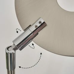 Hofstein Umag Stehleuchte LED Nickel-Matt, Chrom, 1-flammig 12 Hofstein Umag Stehleuchte LED Nickel-Matt, Chrom, 1-flammig -LED Leuchten Verkäufe umag stehleuchte h3551721 2