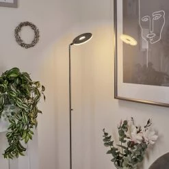Hofstein Umag Stehleuchte LED Nickel-Matt, Chrom, 1-flammig 16 Hofstein Umag Stehleuchte LED Nickel-Matt, Chrom, 1-flammig -LED Leuchten Verkäufe umag stehleuchte h3551721 6