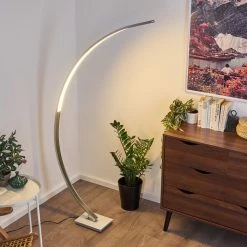 Hofstein Uttorp Stehleuchte LED Silber, 1-flammig -LED Leuchten Verkäufe uttorp stehleuchte h3390511 6