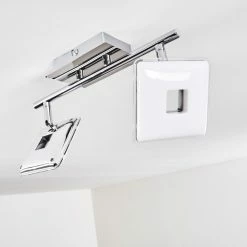 Hofstein Vallorbe Deckenleuchte LED Chrom, 2-flammig -LED Leuchten Verkäufe vallorbe deckenleuchte h3270059 do1 14