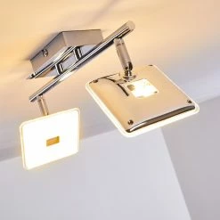 Hofstein Vallorbe Deckenleuchte LED Chrom, 2-flammig -LED Leuchten Verkäufe vallorbe deckenleuchte h3270059 do1 6