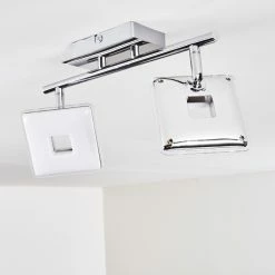 Hofstein Vallorbe Deckenleuchte LED Chrom, 2-flammig -LED Leuchten Verkäufe vallorbe deckenleuchte h3270059 do1 8